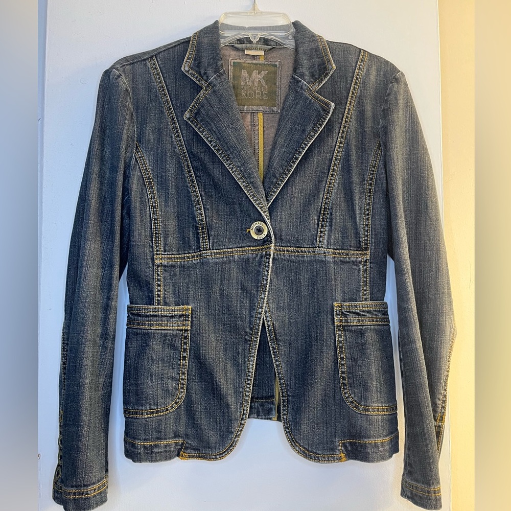 Vintage MK Michael Kors Denim Jacket / Blazer